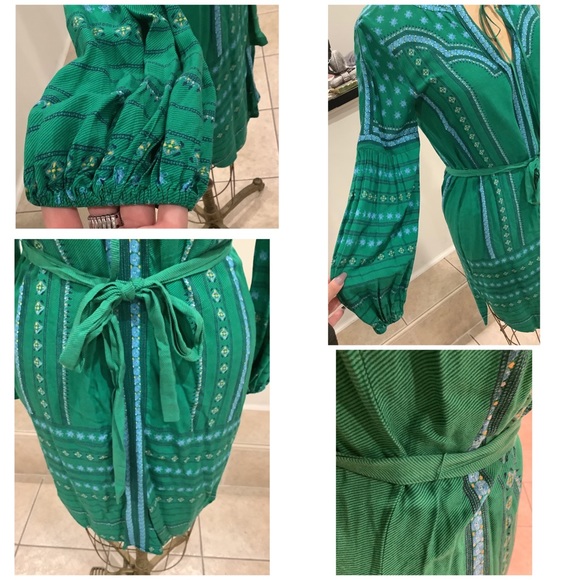 BCBG Moroccan Print Belted Dress - Picture 3 of 4